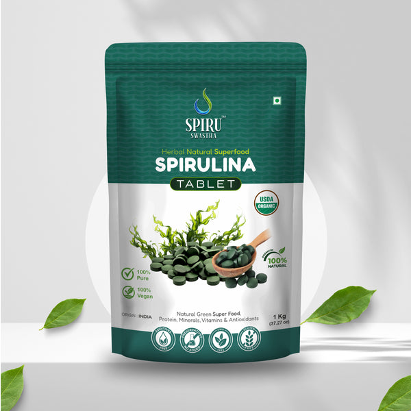 Natural Spirulina Tablets Pouch