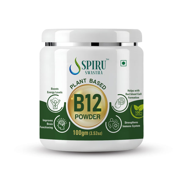Plant-Based B12 Powder Bottle