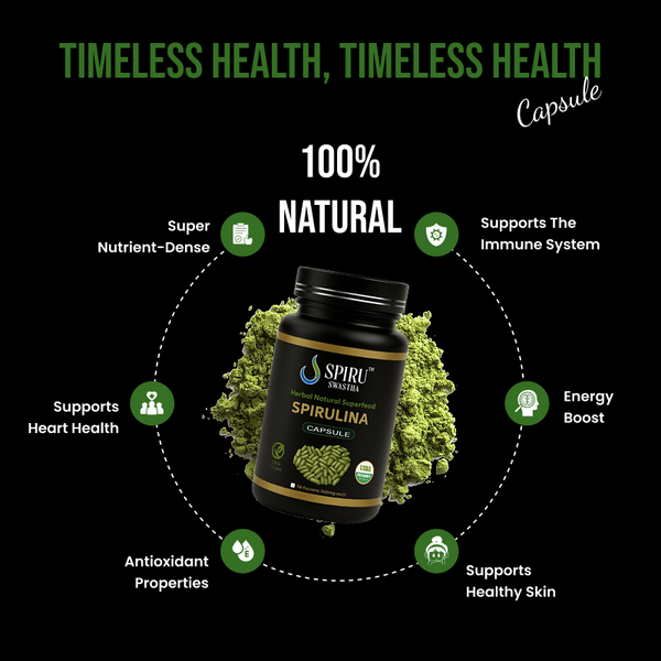 Spirulina Capsules | The Original Green Superfood for All-Day Vitality