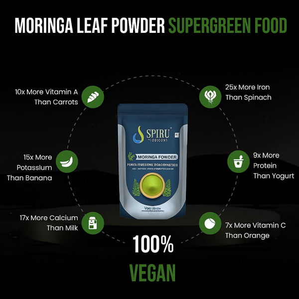 Natural Moringa Leaf Powder